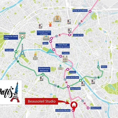Beausoleil Metro Paris Sud *
